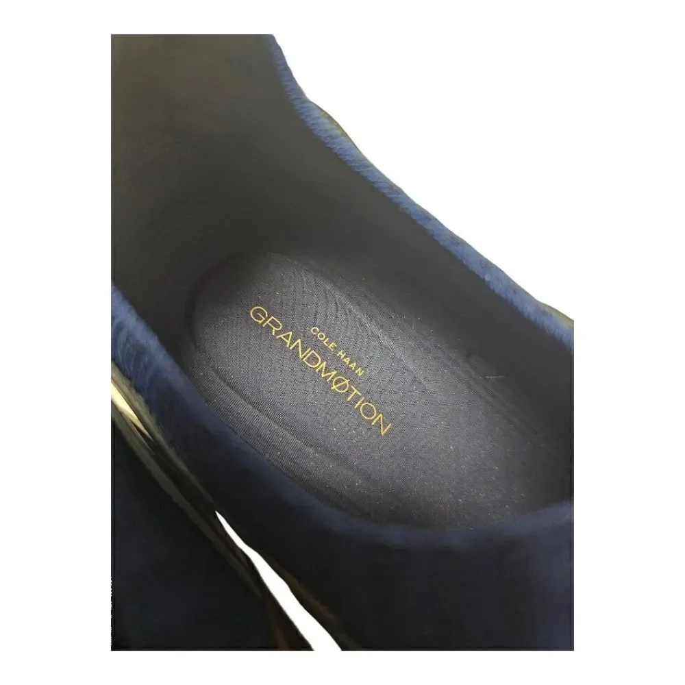 COLE HAAN Grand Motion Stitchlite Woven Sneaker Blue Black Brown -‎ Size 11